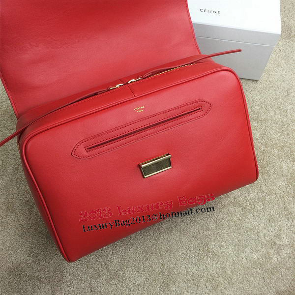 Celine Top Handle Bag Original Leather C20135L Red