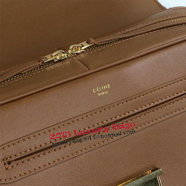 Celine Top Handle Bag Original Leather C20135L Wheat