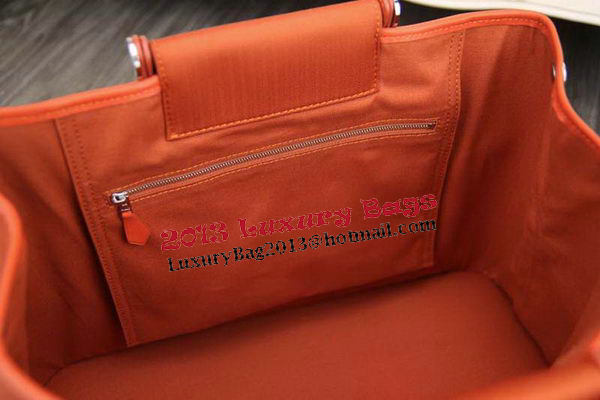 Hermes Shopper Bag Original Canvas H3618 Orange