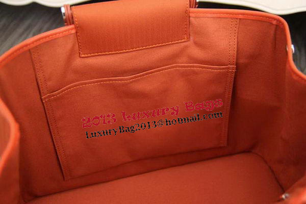 Hermes Shopper Bag Original Canvas H3618 Orange