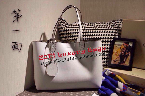 Gucci Reversible GG Leather Tote Bags 368568 White