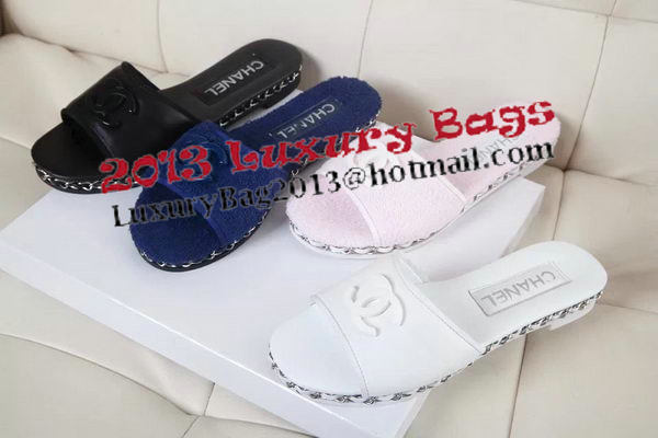 Chanel Villus Slippers CH1011YZM White