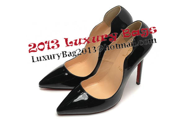 Christian Louboutin 120mm Pump Patent Leather CL1485 Black