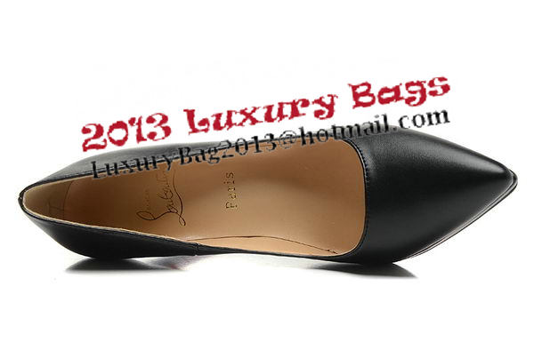 Christian Louboutin 120mm Pump Sheepskin Leather CL1486 Black