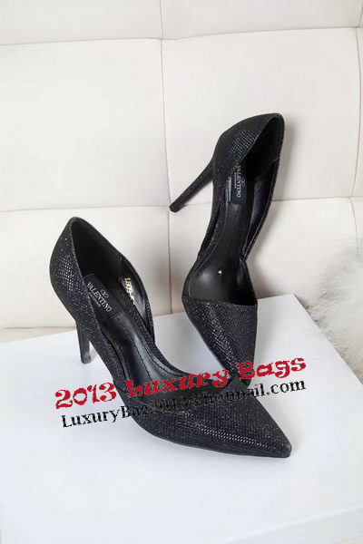 Valentino Leather 70mm Pump VT326YZM Black