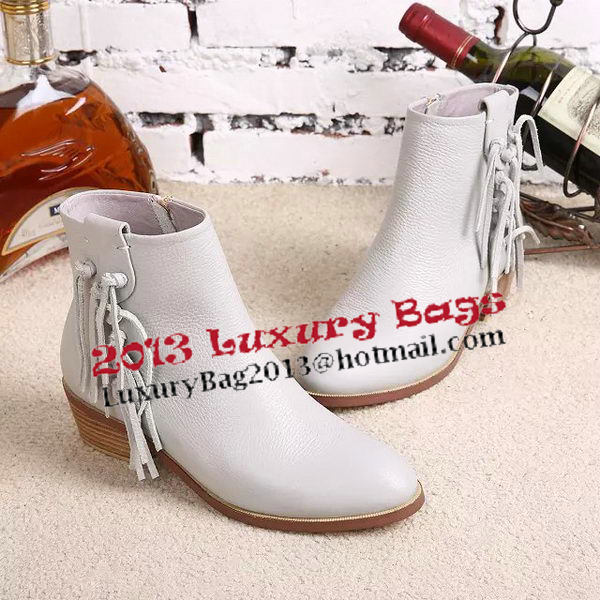 Valentino Sheepskin Leather Ankle Boot VT349YZM Grey