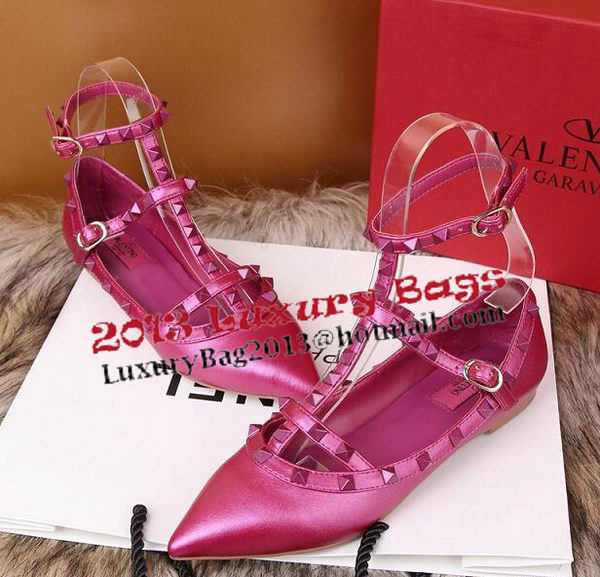 Valentino Smooth Leather Rivet Sandal VT228YZM Rose