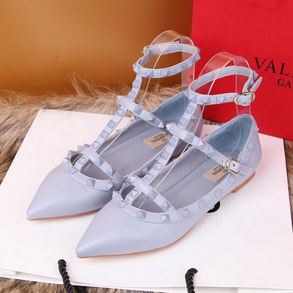 Valentino Smooth Leather Rivet Sandal VT228YZM SkyBlue