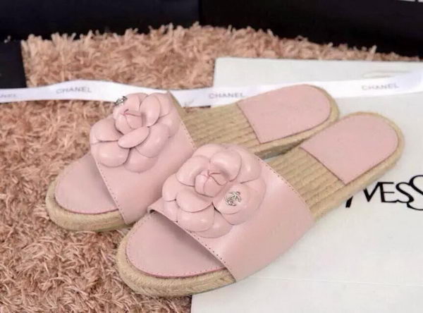 Chanel Espadrilles Slippers CH1054LRF Pink