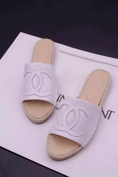 Chanel Espadrilles Slippers CH1058LRF White