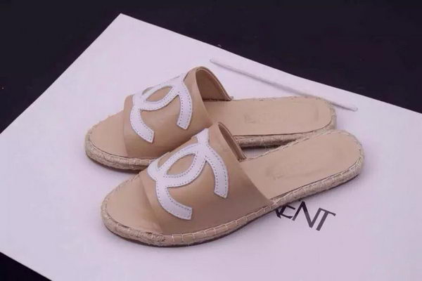 Chanel Espadrilles Slippers CH1059LRF Apricot