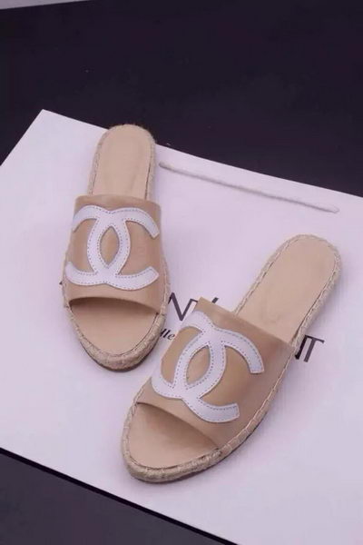 Chanel Espadrilles Slippers CH1059LRF Apricot