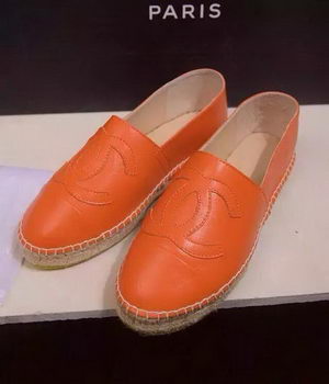 Chanel Leather Toe Flat CH1015LRF Orange