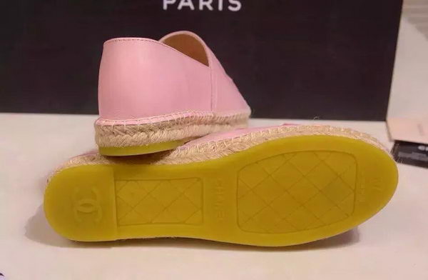 Chanel Leather Toe Flat CH1015LRF Pink