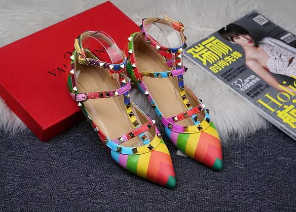 Valentino Multicolour Leather Flat VT370YZM