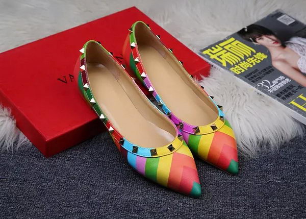 Valentino Multicolour Leather Flat VT371YZM