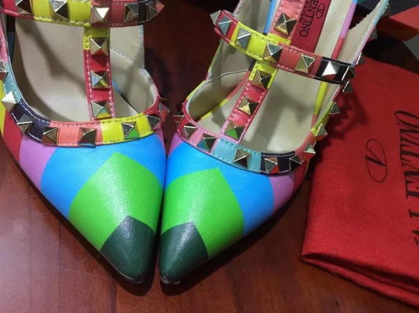 Valentino Multicolour Leather Pump VT358GYA