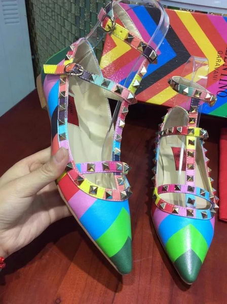 Valentino Multicolour Leather Pump VT358GYB