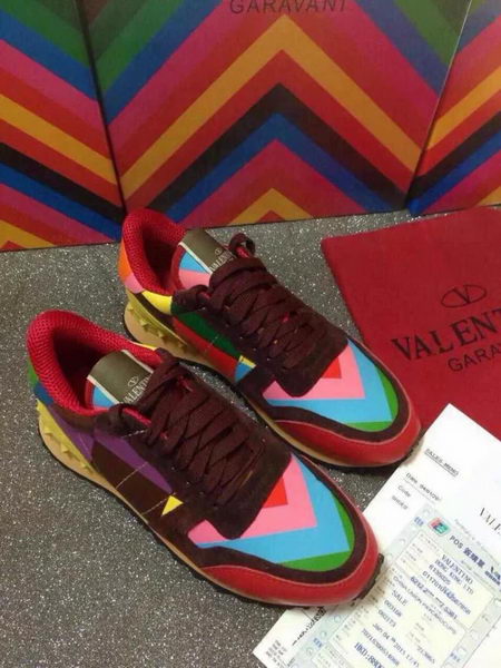 Valentino Multicolour Leather Sneakers VT360AML Blue