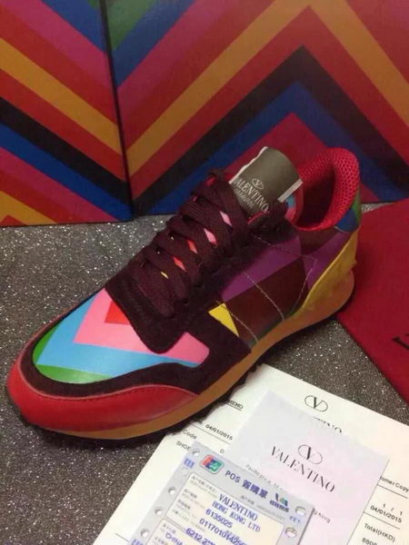 Valentino Multicolour Leather Sneakers VT360AML Blue