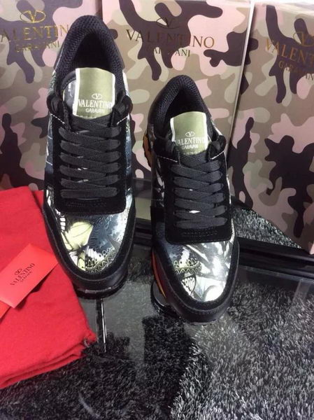 Valentino Multicolour Leather Sneakers VT360AML Silver