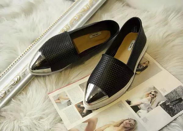miu miu Casual Shoes MM316AML Black