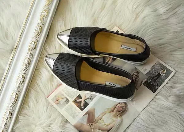 miu miu Casual Shoes MM316AML Black