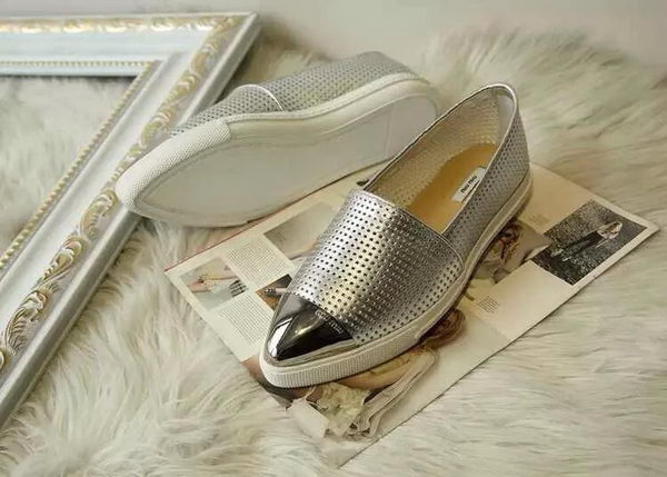 miu miu Casual Shoes MM316AML Silver