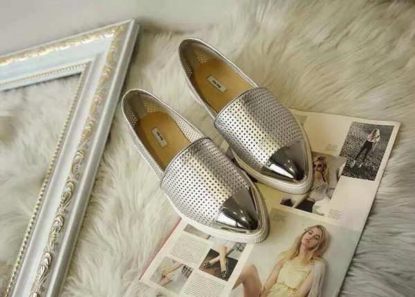 miu miu Casual Shoes MM316AML Silver