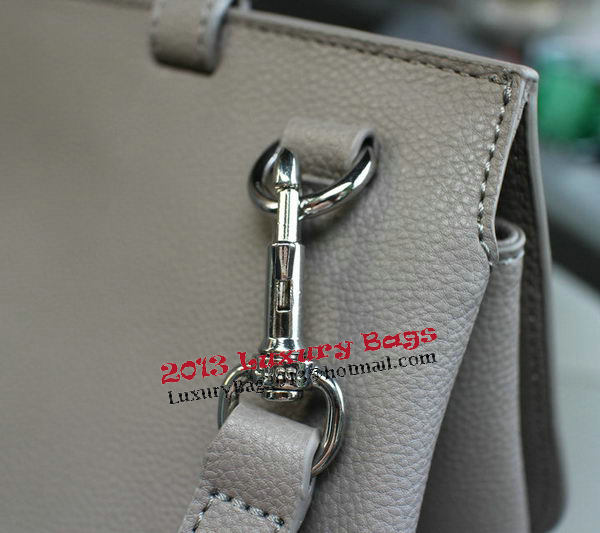 Gucci Bamboo Daily Leather Top Handle Bag G1123 Grey