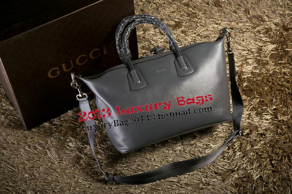 Gucci Carry-on Duffle Bags Calfskin 325791 Grey