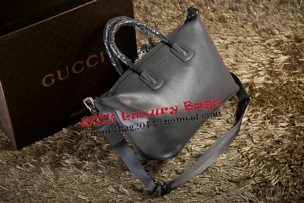 Gucci Carry-on Duffle Bags Calfskin 325791 Grey