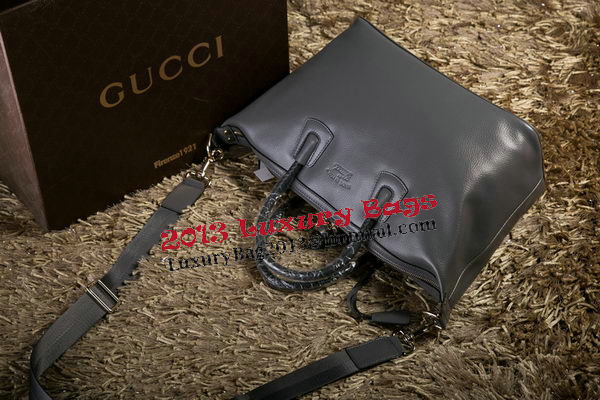 Gucci Carry-on Duffle Bags Calfskin 325791 Grey