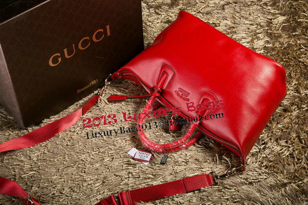 Gucci Carry-on Duffle Bags Calfskin 325791 Red