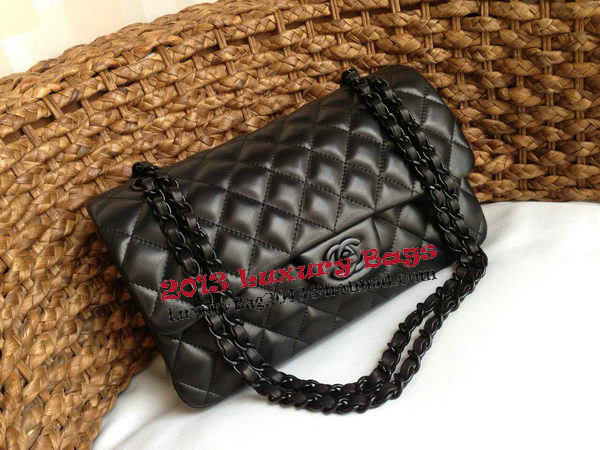 Chanel 2.55 Series Flap Bag Original Lambskin Leather A1112 Black