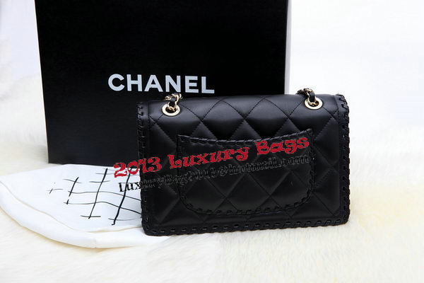 Chanel 2.55 Series Flap Bags Original Lambskin Leather A8229 Black