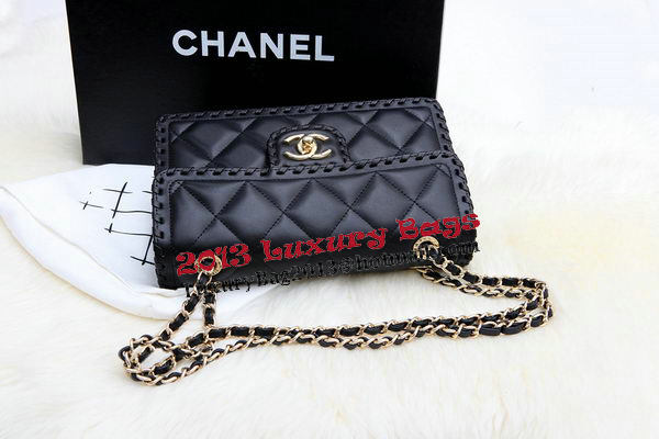 Chanel 2.55 Series Flap Bags Original Lambskin Leather A8229 Black