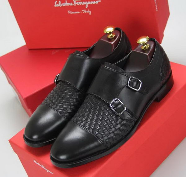Ferragamo Mens Casual Shoes FL0547 Black