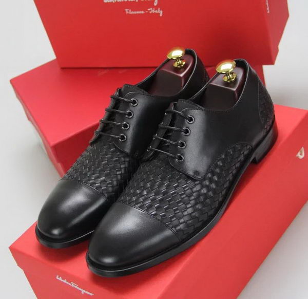 Ferragamo Mens Casual Shoes FL0549 Black