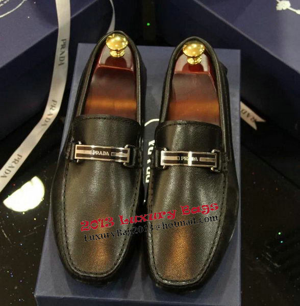 Prada Casual Shoes Calfskin Leather PD368CK Black