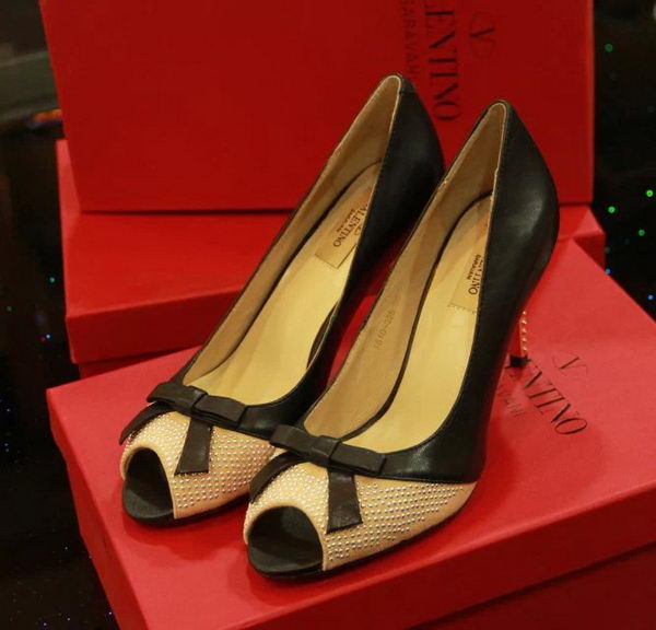 Valentino Peep-toe Pump VT408CK Black