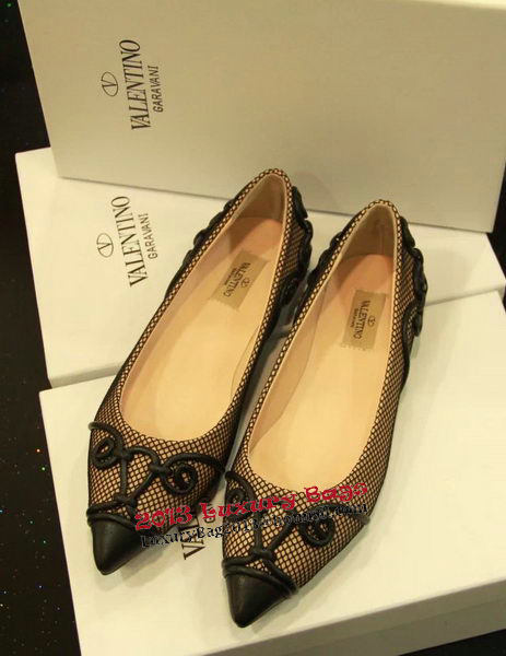 Valentino Point-Toe Ballerina VT405CK Apricot