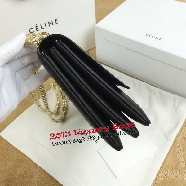 Celine Pocket Flap Bag Original Leather C96556 Black