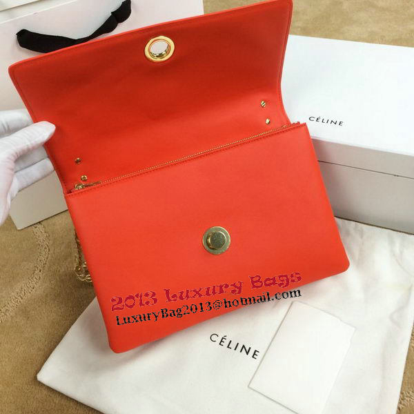 Celine Pocket Flap Bag Original Leather C96556 Orange