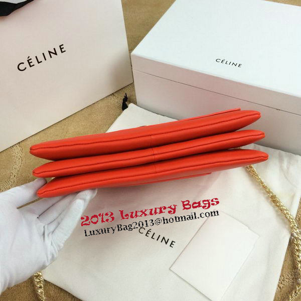 Celine Pocket Flap Bag Original Leather C96556 Orange