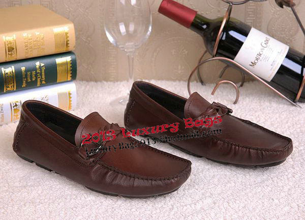 Ferragamo Mens Casual Shoes FL0555 Brown