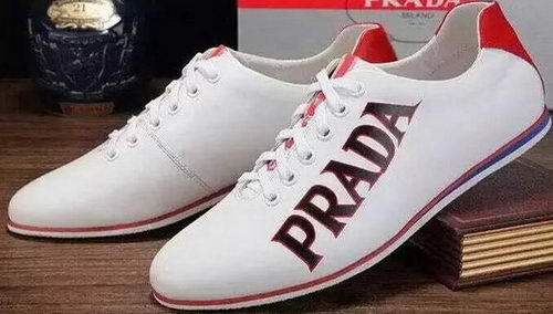 Prada Casual Shoes Calfskin Leather PD392 White