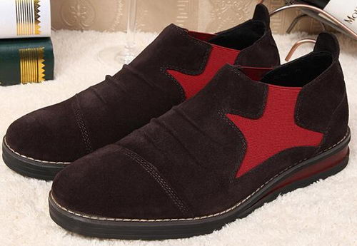Prada Casual Shoes Suede Leather PD395 Brown