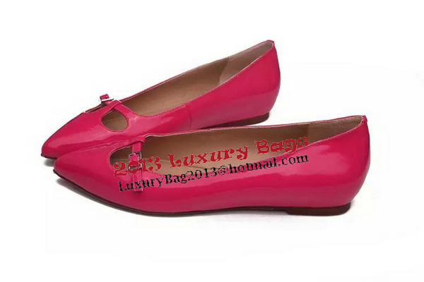 Ferragamo Ballerina Sheepskin Leather FL0572 Rose