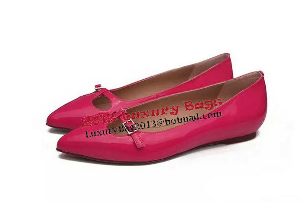 Ferragamo Ballerina Sheepskin Leather FL0572 Rose